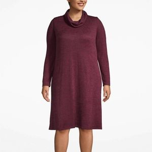 Lane Bryant Cowl Neck Swing Dress Size 18